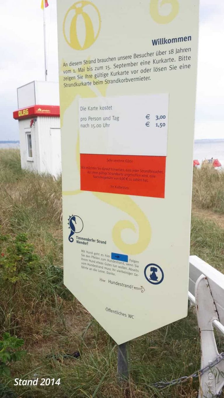 Hundestrand Timmendorfer Strand
